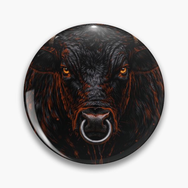 Item preview, Elite Beast Bull – Dark Power Cinematic Animal Art designed and sold by MIDNIGHT AI ARTS.