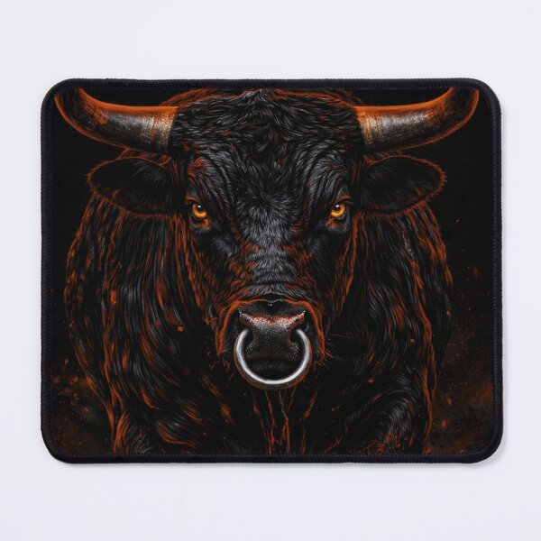 Item preview, Elite Beast Bull – Dark Power Cinematic Animal Art designed and sold by MIDNIGHT AI ARTS.