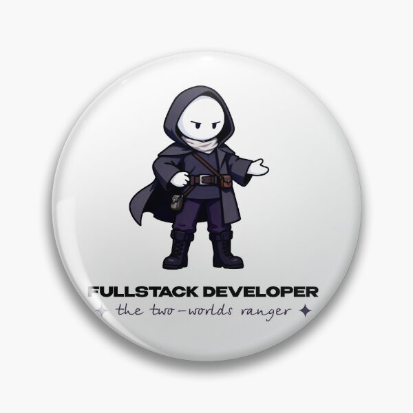 Item preview, The Two Worlds Ranger | Full Stack Developer Illustration designed and sold by Mammoths.