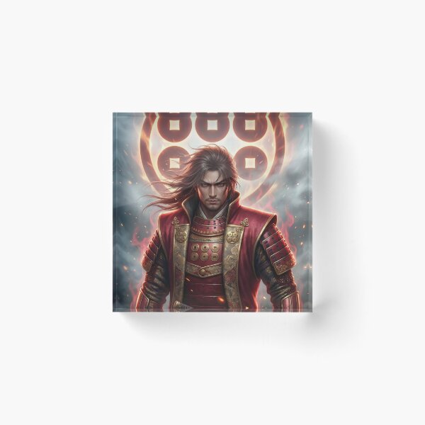 Item preview, Sanada Yukimura – Crimson Warrior of the Rokumonsen (Mori no Akari Series) designed and sold by Mori-no-Akari.