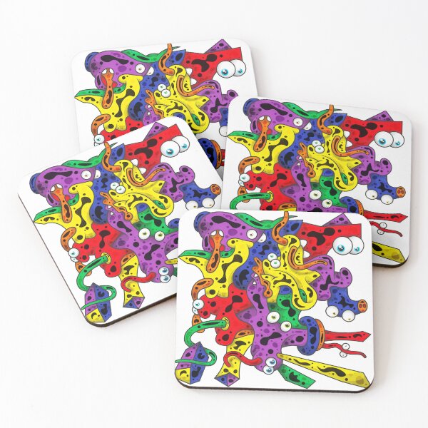 Item preview, Color Tiles #18 - Snail fights designed and sold by liquid-print.