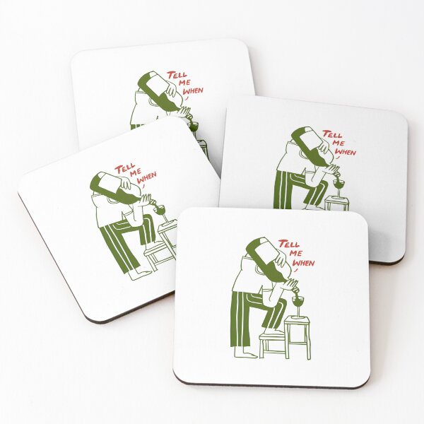 Item preview, Tell Me When Wine Illustration — Funny Minimalist Sarcastic Drinker Graphic designed and sold by Colorful-Garden.