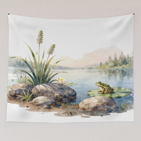 Item preview, Frog at the pond designed and sold by Talpha.