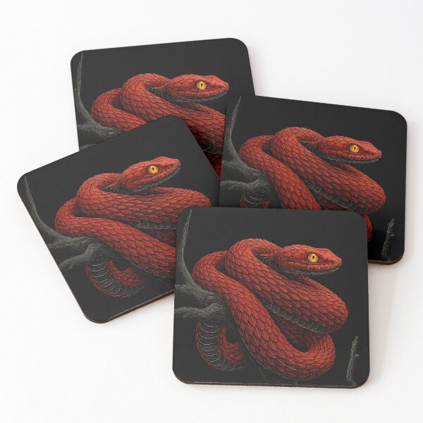 Item preview, Danger Zone Snake – Dark Engraved Power Animal Art designed and sold by MIDNIGHT AI ARTS.