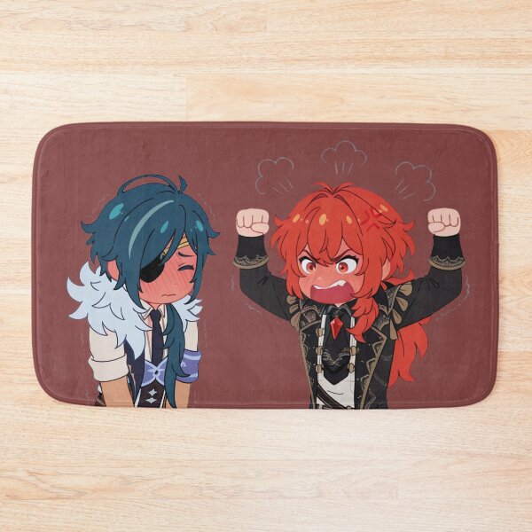Item preview, Diluc and Kaeya are arguing designed and sold by Foxxxxsss.