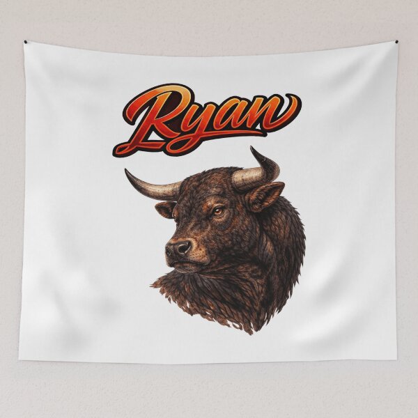 Item preview, Ryan Bull Zodiac — Strength and Determination of the Chinese Ox designed and sold by AlexLineArt.