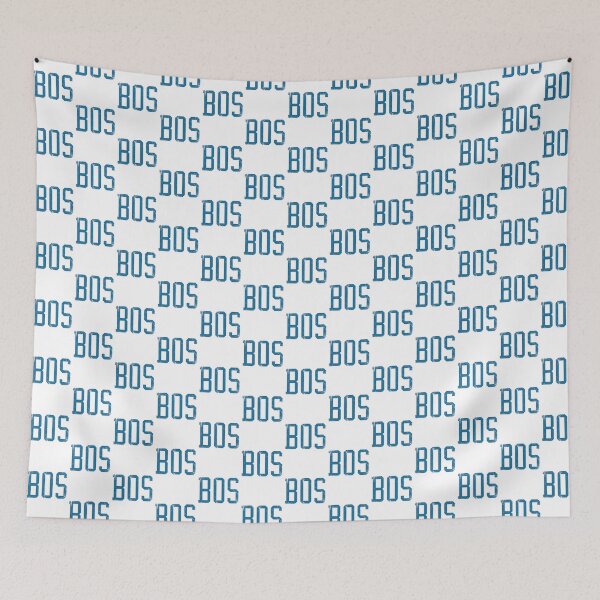 Item preview, Retro Bos Red Blue Graphic designed and sold by Bryan Carroll.
