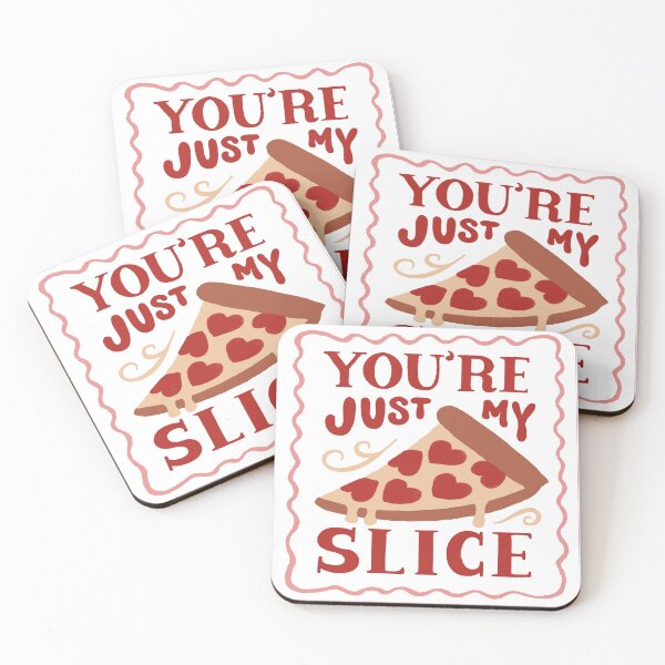 Item preview, You're Just My Slice - Cute Pizza Heart Valentine Pun designed and sold by yahya arboun.