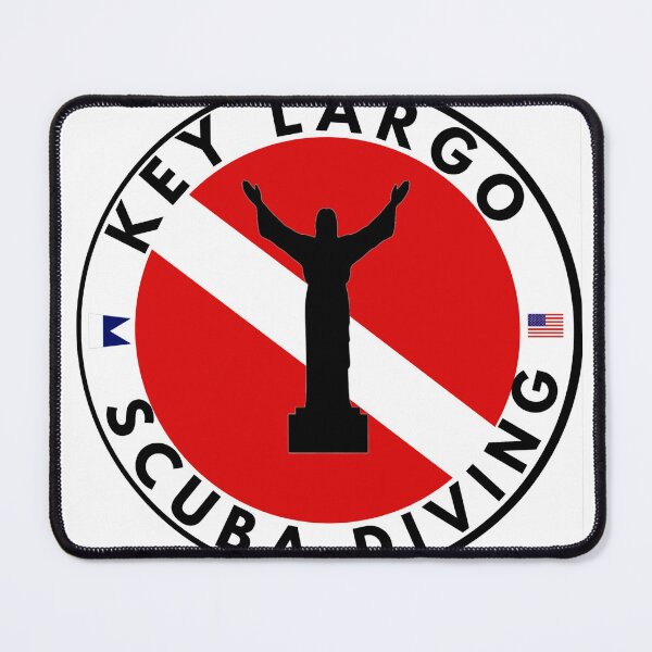 Item preview, Key Largo Scuba Diving logo design | Diver Flag Emblem designed and sold by Peycer.