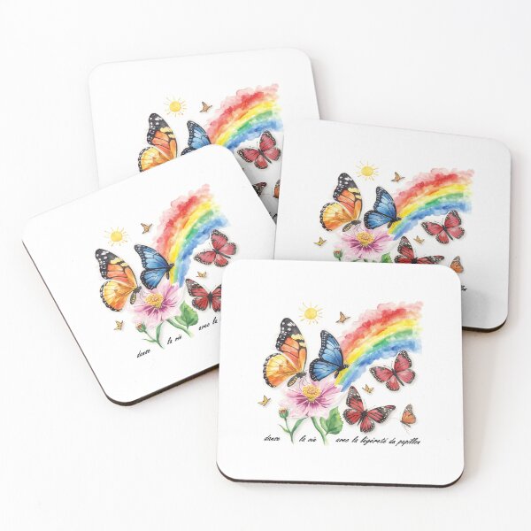 Item preview, The rainbow of butterflies designed and sold by Rêve-la-vie.
