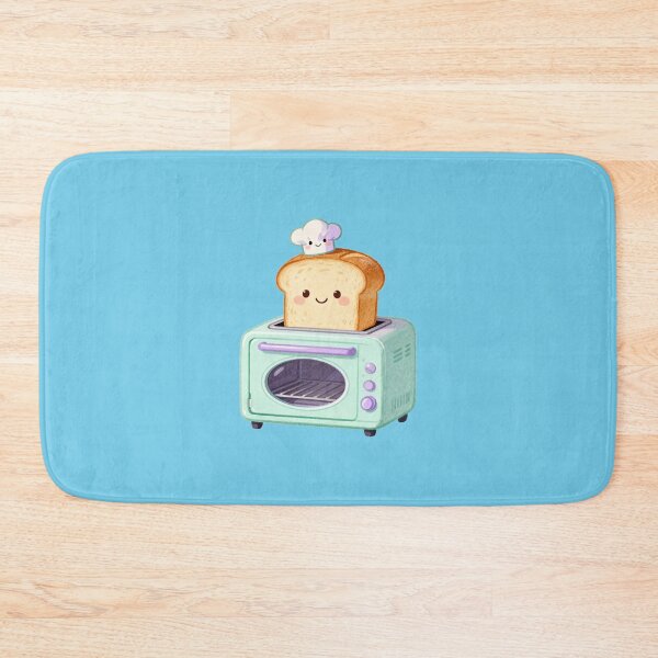 Item preview, Cute Kawaii Toast with Chef Hat and Toaster designed and sold by Indraokta22.