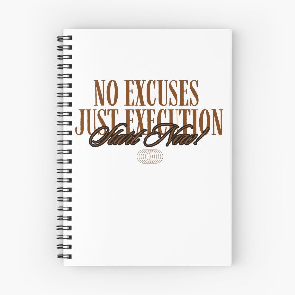 Item preview, No Excuses Just results Start Now  Funny GR designed and sold by BuiltDifferent Mindset.