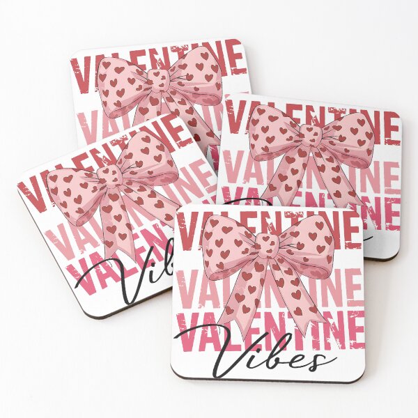 Item preview, Pink Bow Valentine Vibes - Coquette Aesthetic Hearts Design designed and sold by yahya arboun.