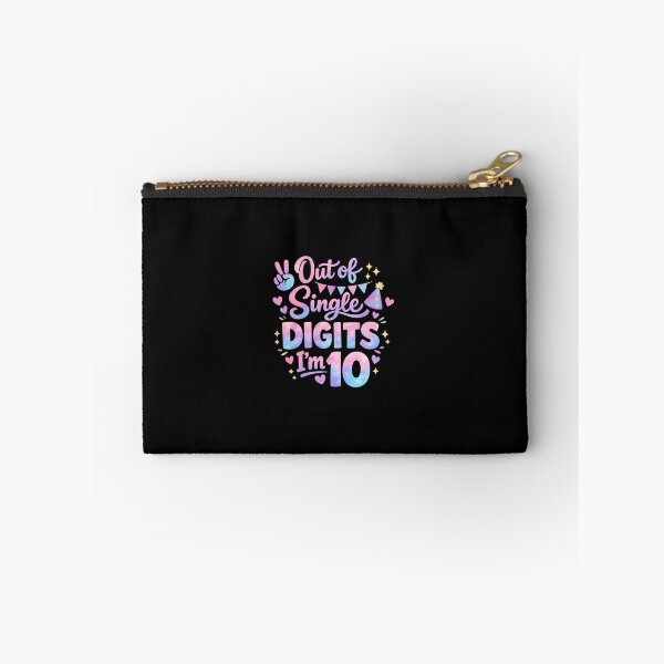 Item preview, Out of Single Digits I’m 10 ? | Cute 10th Birthday Shirt | Pastel Kids Birthday Tee designed and sold by DailyDrivesct.