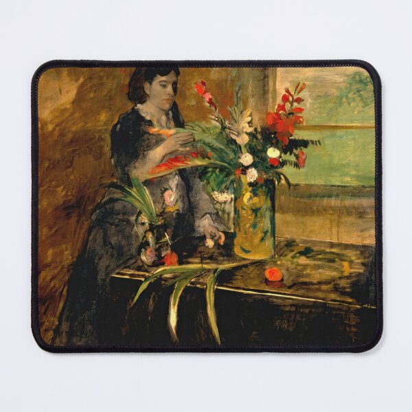 Item preview, Portrait of Estelle Musson Degas by Edgar Degas: Impressionist floral poster designed and sold by artofuniverse.