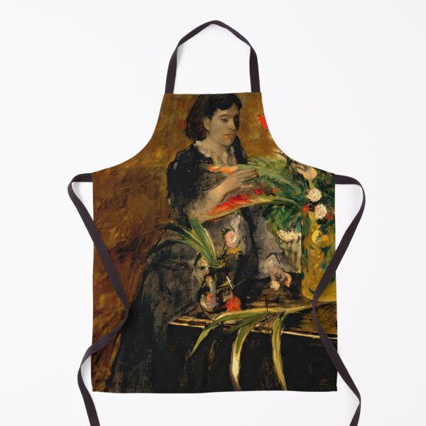 Item preview, Portrait of Estelle Musson Degas by Edgar Degas: Impressionist floral poster designed and sold by artofuniverse.
