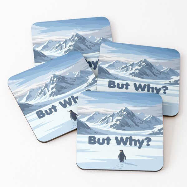 Item preview, Nihilist Penguin and Mountain - But Why  designed and sold by brkvdesign.