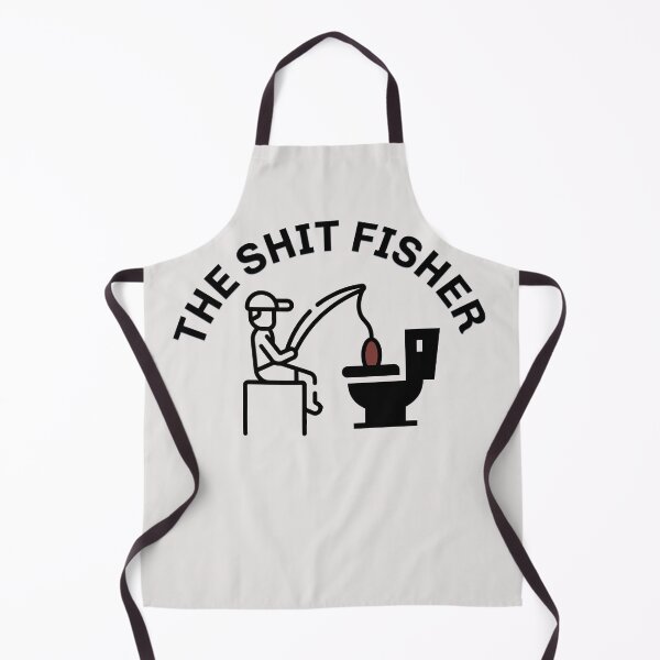 Item preview, The Shit Fisher, Trailer Park Boys Inspired Toilet Humor Tee designed and sold by The Bizarre Archive.