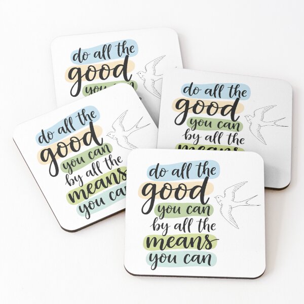 Item preview, Do All the Good You Can – Colorful Handwritten Motivation Quote designed and sold by KivaroArt.