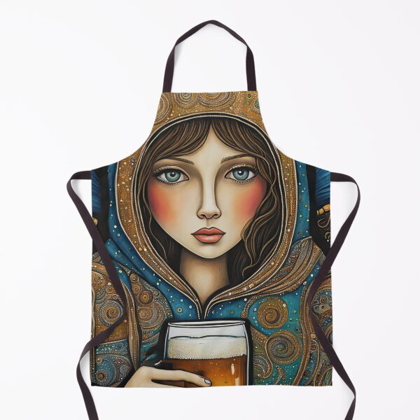 Item preview, Angel with wings wearing a hoodie drinking Beer in a Bar designed and sold by Colin Bentham.