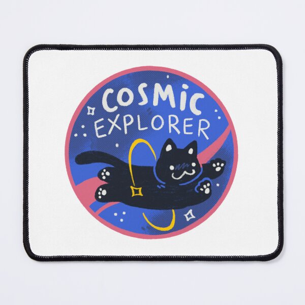 Item preview, Cosmic Explorer, Space Cat | Retro Space Aesthetic designed and sold by LFStickers.