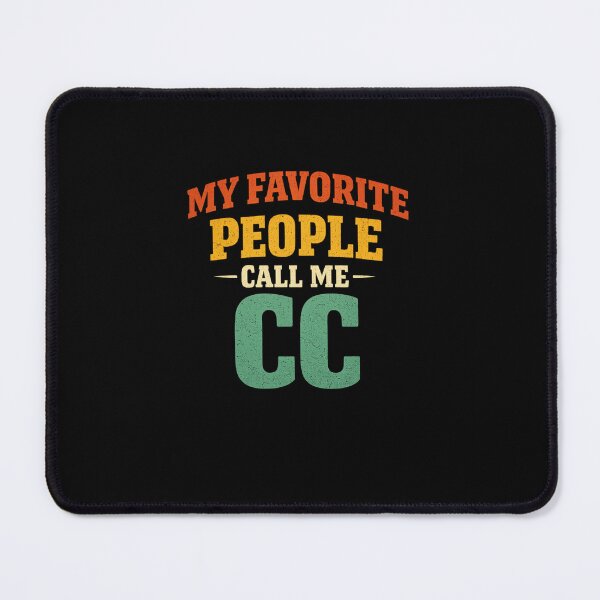 Item preview, My Favorite People Call Me CC Tank Top | Retro Grandparent Shirt | Funny Caregiver Gift | Vintage Typography designed and sold by DailyDrivesct.