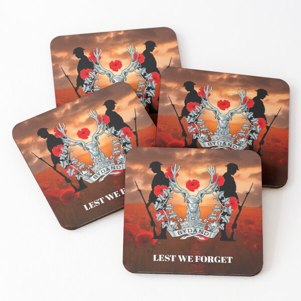 Item preview, Gordon Highlanders Remembrance Lest we Forget designed and sold by Bootneckstore.