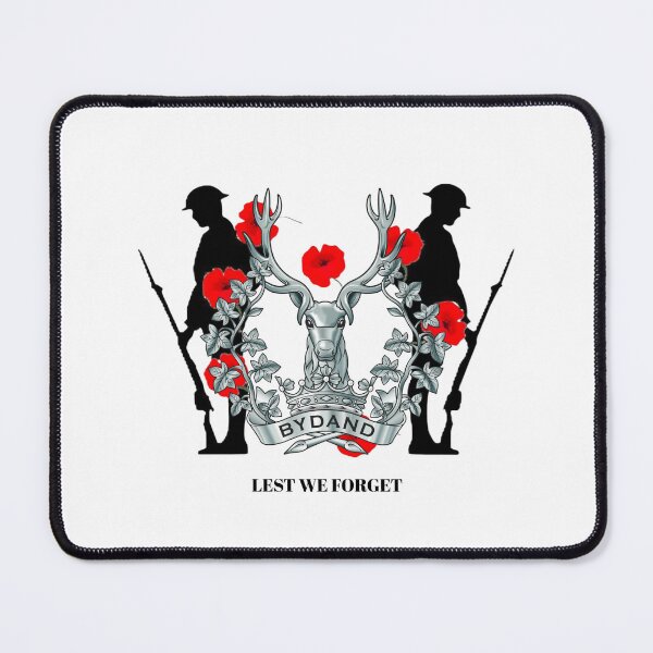 Item preview, Gordon Highlanders Remembrance Lest we Forget designed and sold by Bootneckstore.