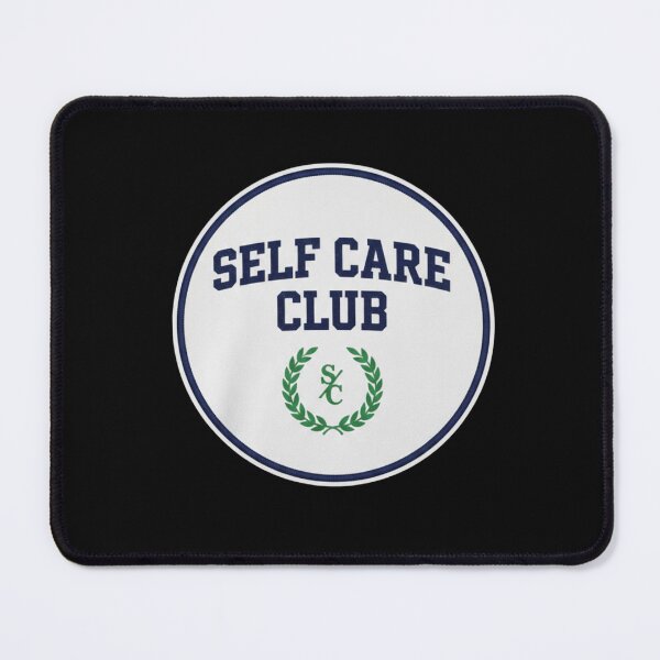Item preview, Self Care Club Funny Vintage Collegiate Varsity Navy Art designed and sold by medoutfits.