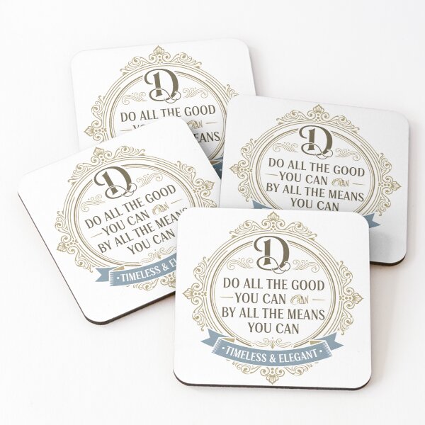 Item preview, Do All the Good You Can – Elegant Timeless Inspirational Emblem designed and sold by KivaroArt.