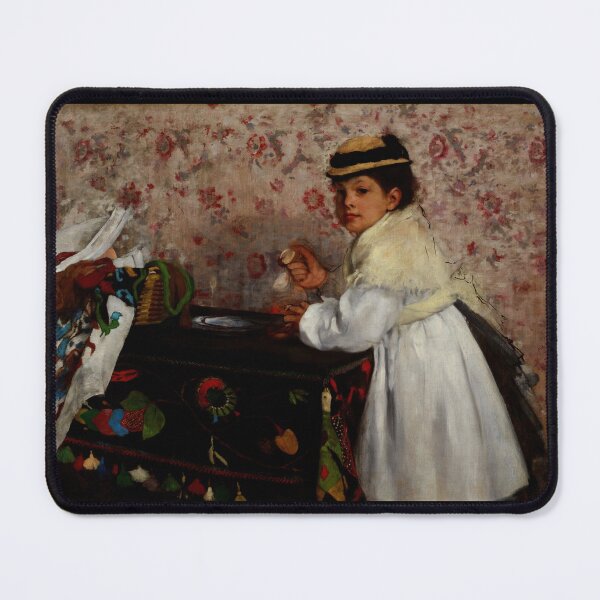 Item preview, Portrait of Mlle Hortense Valpincon by Edgar Degas: Vintage Interior Art Poster designed and sold by artofuniverse.