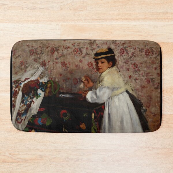 Item preview, Portrait of Mlle Hortense Valpincon by Edgar Degas: Vintage Interior Art Poster designed and sold by artofuniverse.