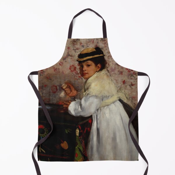 Item preview, Portrait of Mlle Hortense Valpincon by Edgar Degas: Vintage Interior Art Poster designed and sold by artofuniverse.