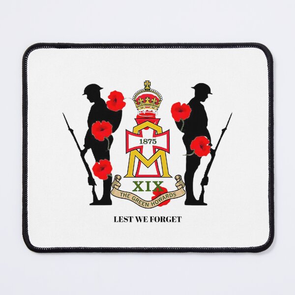 Item preview, The Green Howards Remembrance Lest we Forget designed and sold by Bootneckstore.