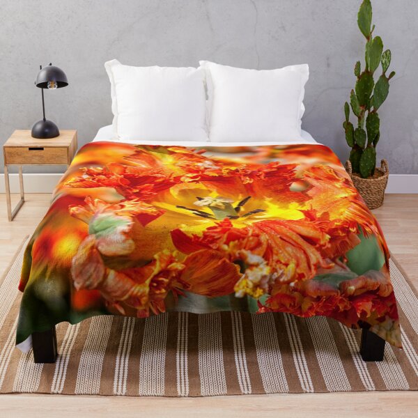 Item preview, Close-up of beautiful orange parrot tulips designed and sold by Photopat.