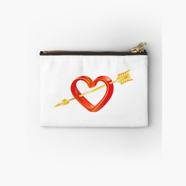 Item preview, Cupid's golden arrow in the heart designed and sold by andbeldesign.