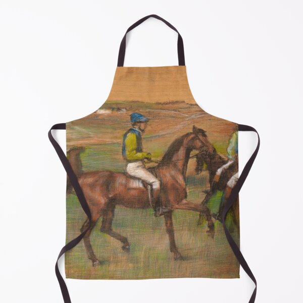 Item preview, Race Horses by Edgar Degas: Equestrian Impressionist Fine Art Poster designed and sold by artofuniverse.