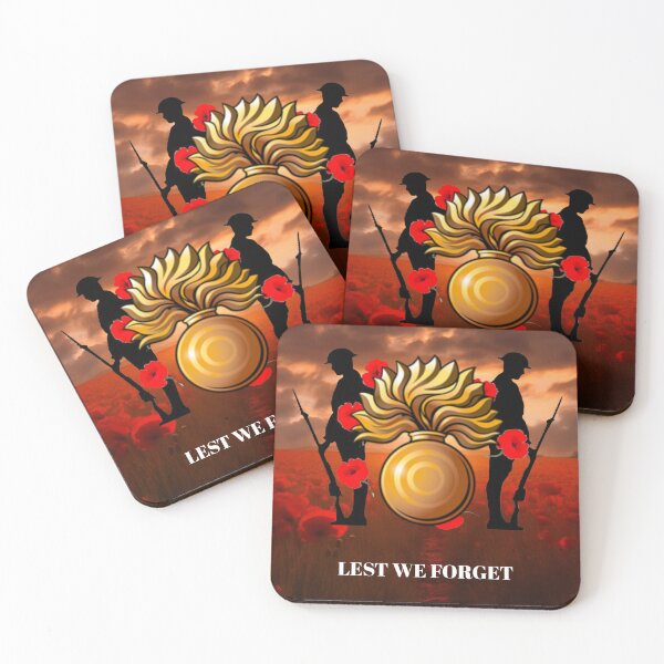 Item preview, Grenadier Guards Remembrance Lest we Forget designed and sold by Bootneckstore.