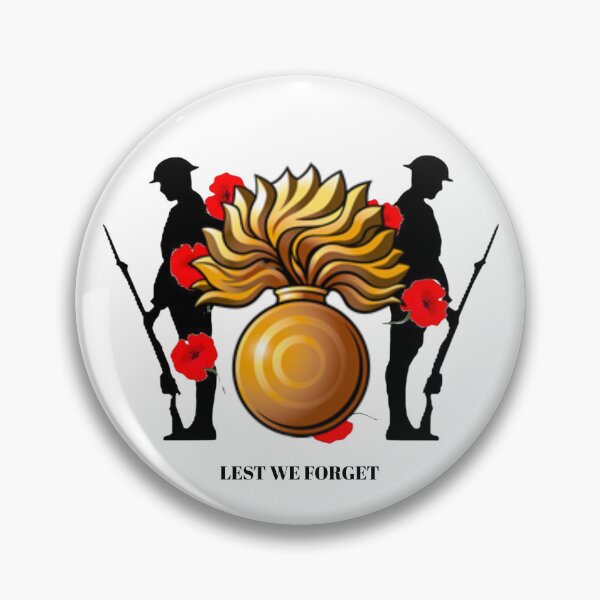 Item preview, Grenadier Guards Remembrance Lest we Forget designed and sold by Bootneckstore.