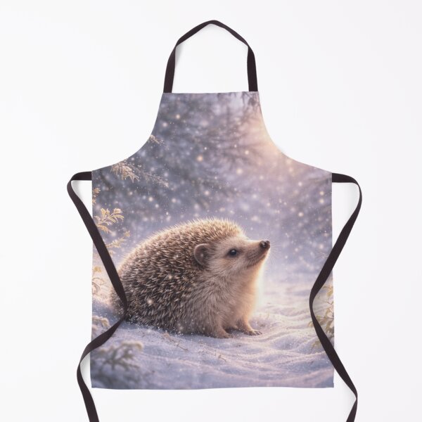 Item preview, Hedgehog – Winter Stillness in Falling Snow designed and sold by GeoWild Designs.