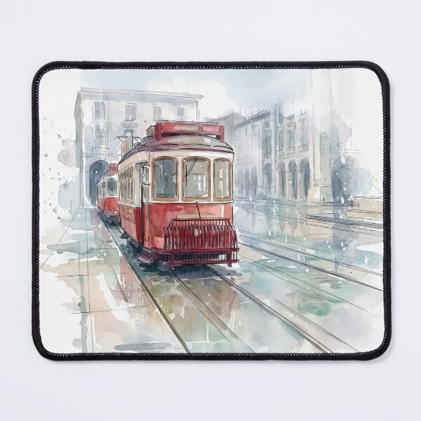 Item preview, Vintage Red Tram – Lisbon, Portugal designed and sold by clausbjoern.