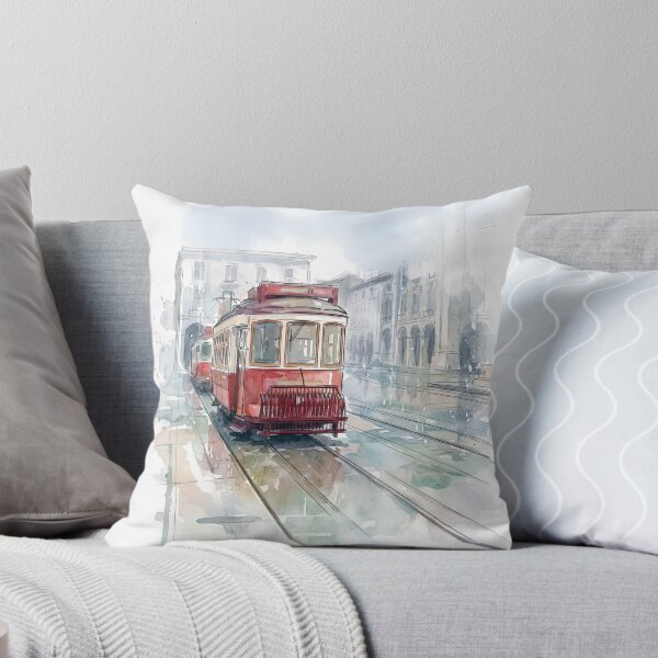 Item preview, Vintage Red Tram – Lisbon, Portugal designed and sold by clausbjoern.