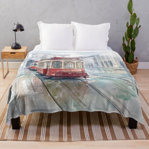 Item preview, Vintage Red Tram – Lisbon, Portugal designed and sold by clausbjoern.