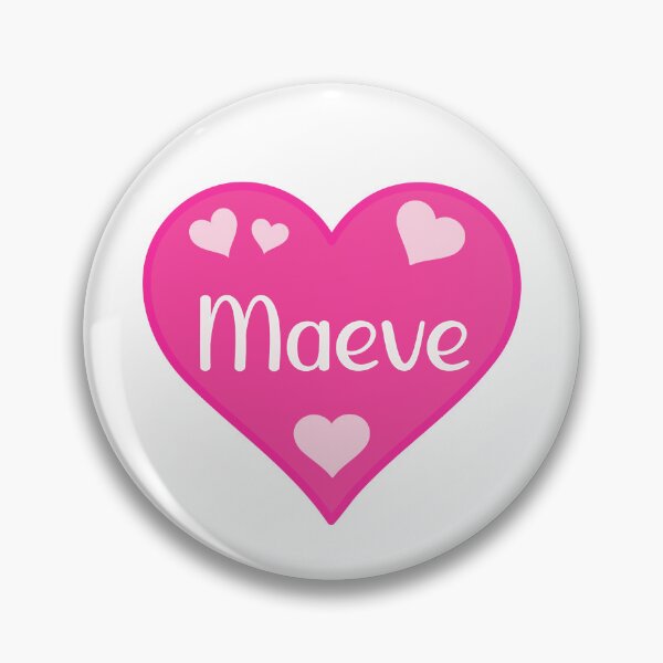 Item preview, Maeve Name Pink Heart  designed and sold by Jeallan Designs.