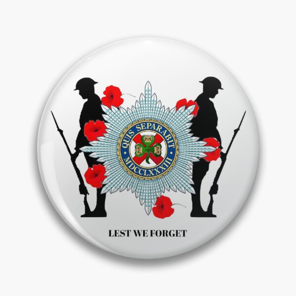 Item preview, Irish Guards Remembrance Lest we Forget designed and sold by Bootneckstore.