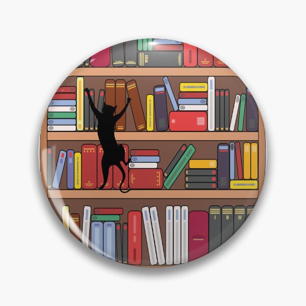 Item preview, cats climb my library designed and sold by BUTTER7FLY.