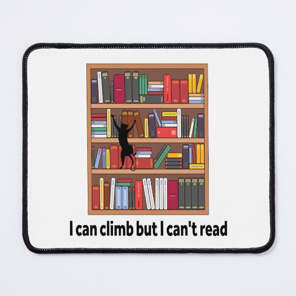 Item preview, cats climb my library designed and sold by BUTTER7FLY.