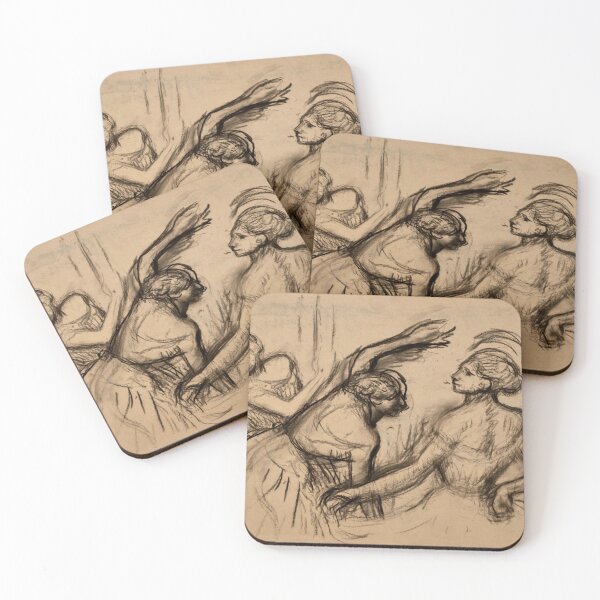 Item preview, Scene De Ballet by Edgar Degas: Charcoal Ballet Impressionist Poster designed and sold by artofuniverse.