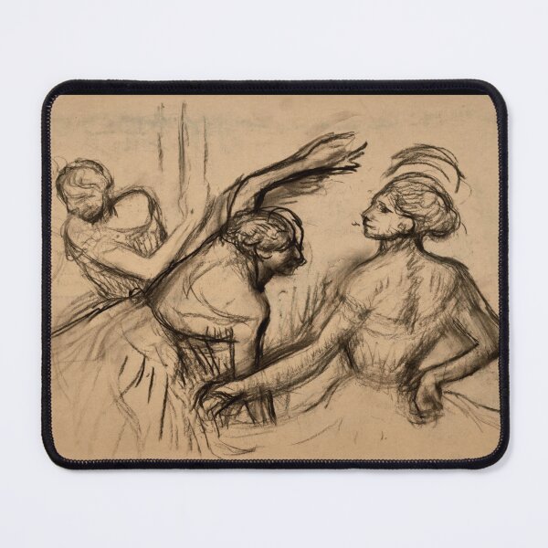 Item preview, Scene De Ballet by Edgar Degas: Charcoal Ballet Impressionist Poster designed and sold by artofuniverse.