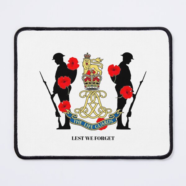 Item preview, The Life Guards Remembrance Lest we Forget designed and sold by Bootneckstore.
